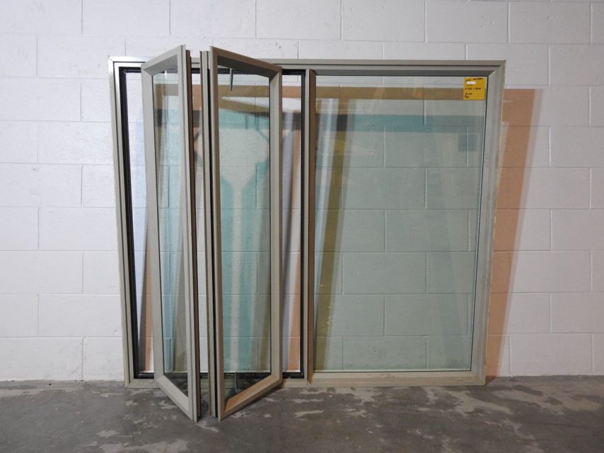 Matt bronco aluminium casement window
