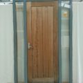 Grey Aluminium cedar entry door