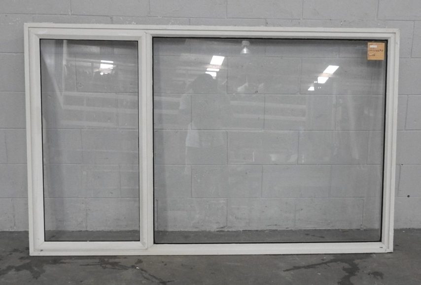 Off white Aluminium casement window - side hung sash