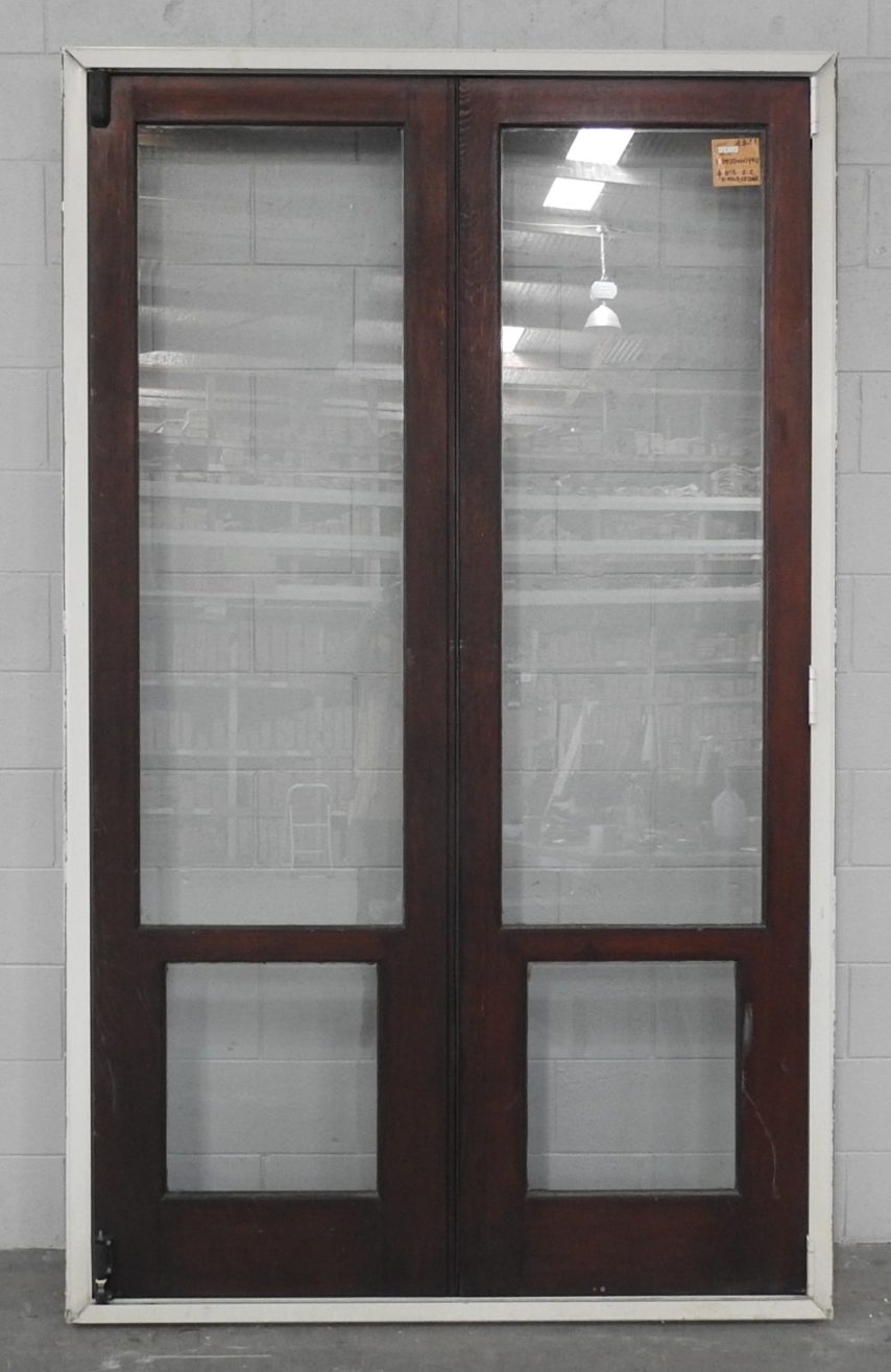 Wooden (cedar) bi-fold door