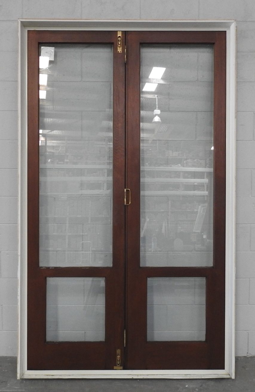 Wooden (cedar) bi-fold door