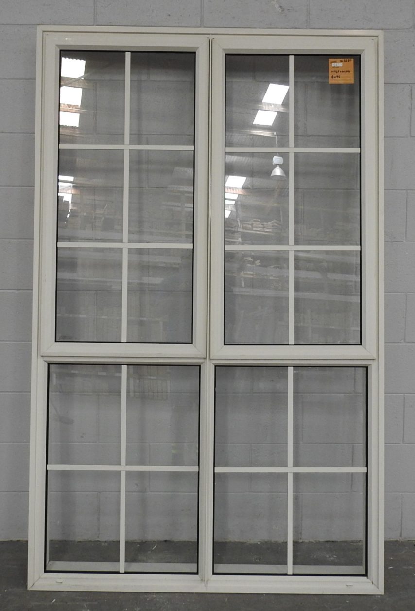 colonial style Off white Aluminium casement portrait window