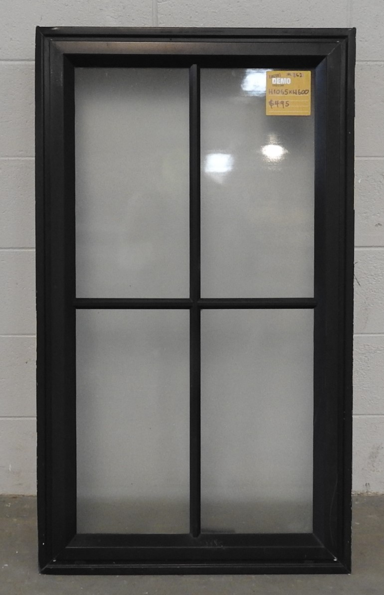 colonial style Black Aluminium single awning window