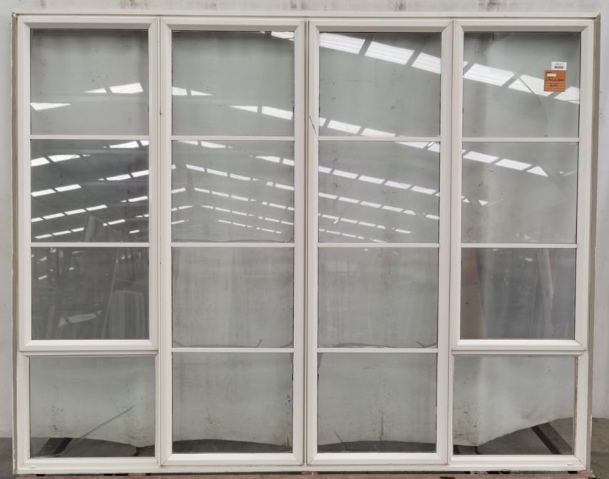 Off white aluminium tall casement window