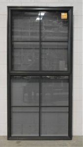 Colonial style Karaka green Aluminium awning portrait window
