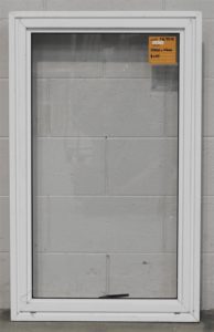 white Aluminium single awning portrait window