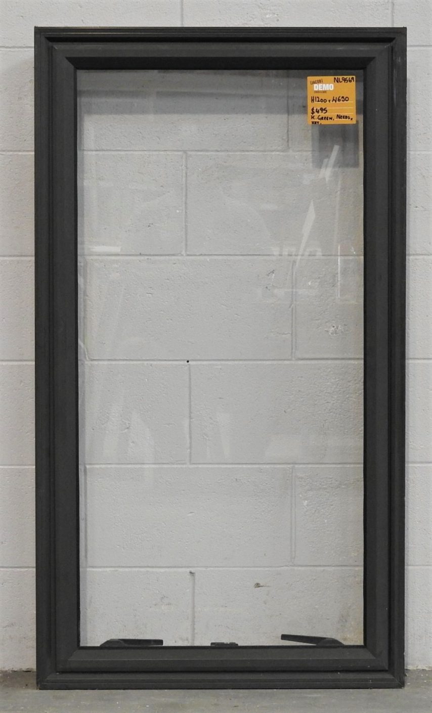 Karaka green Aluminium single awning portrait window