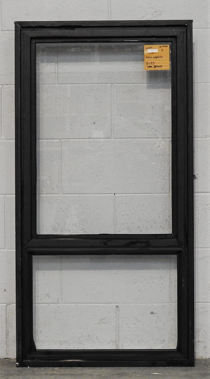 Dark Bronze Aluminium Single Awning Portrait Window
