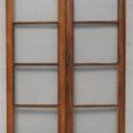 Wooden French Doors with obscure glass - unhung