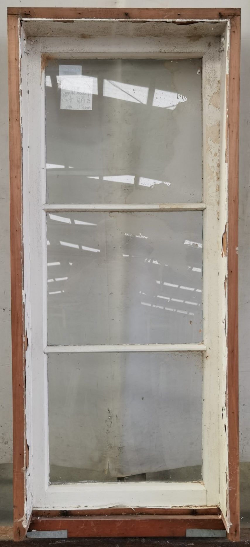 Wooden single split sash fixed window