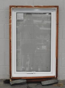 Wooden frame with double glazed ali' awning window