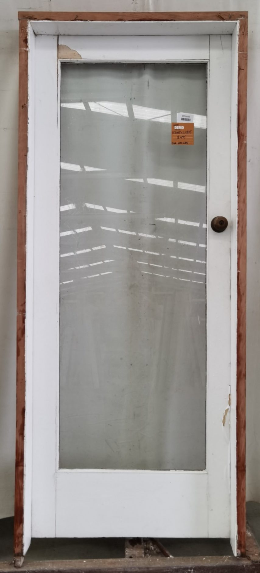 Wooden pre-hung exterior door