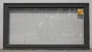 Lignite Aluminium single awning landscape window