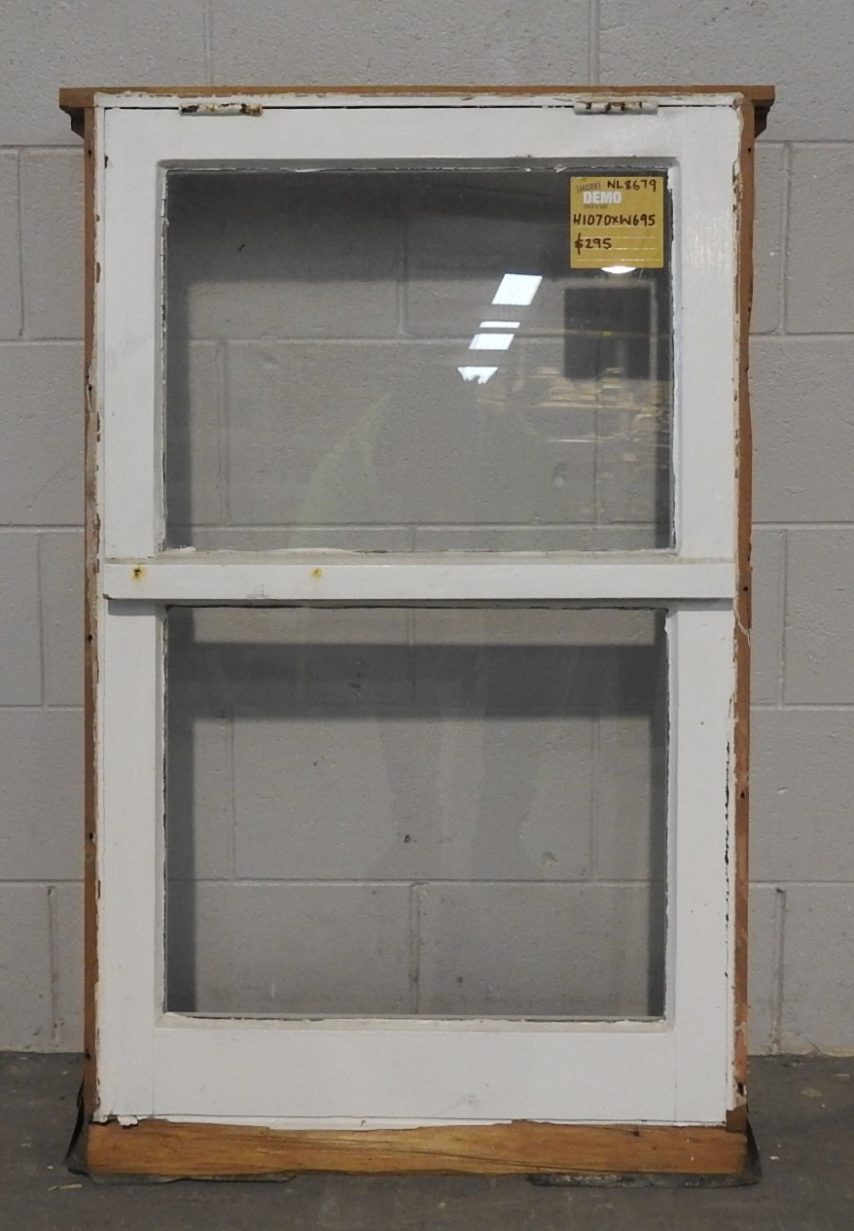Wooden Single Awning Portrait Window - damaged sill