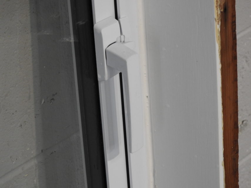 Wooden frame with double glazed ali' casement window