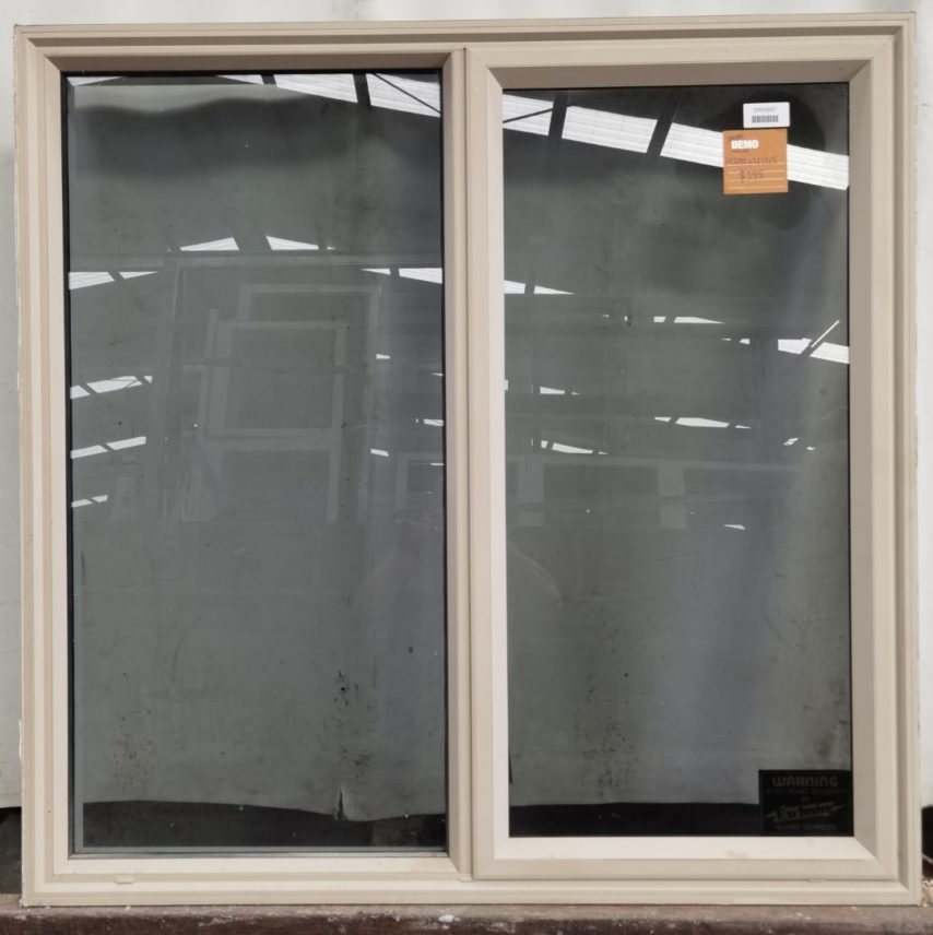 Desert sand aluminium single casement window