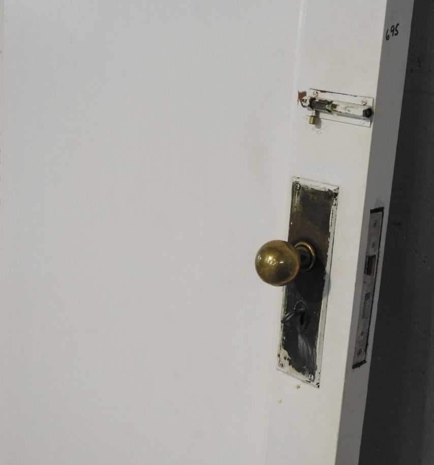 Wooden Bungalow Full Panel Door with hardware - unhung