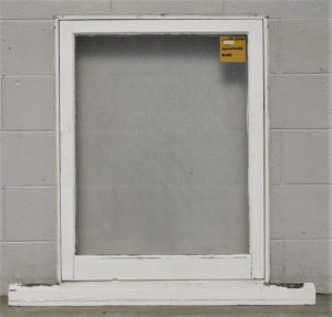 Wooden single Awning Window with obscure glass