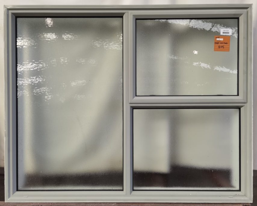 French grey aluminium single awning window