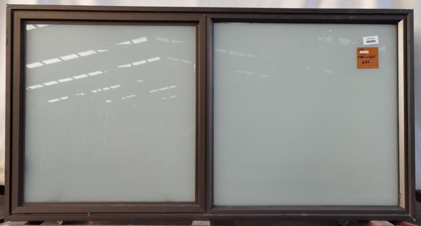 Light bronze aluminium single awning window