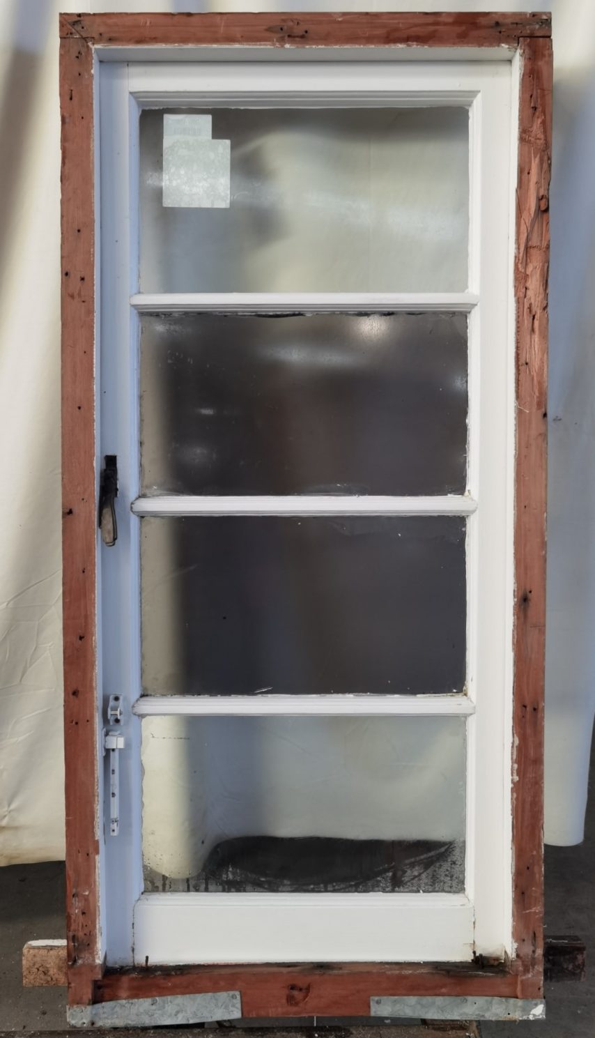 wooden single casement window