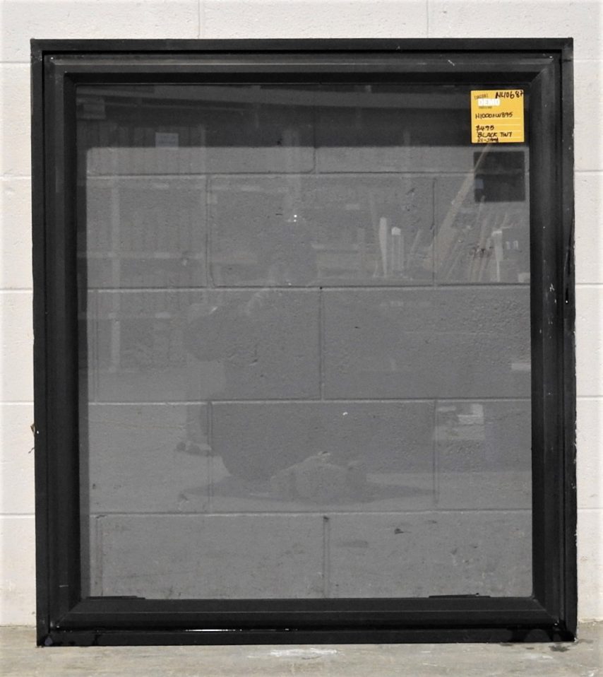 Black Aluminium Awning Window with tinted glass