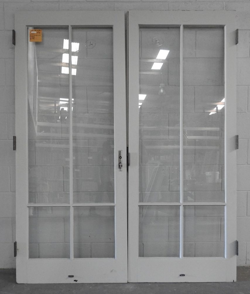 Wooden French doors - unhung