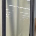 Denim blue aluminium single casement window