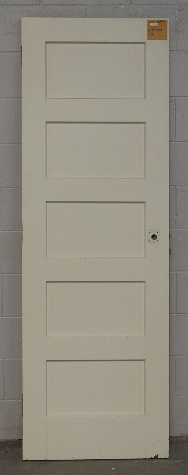 Wooden Bungalow 5 panel cupboard Door - unhung