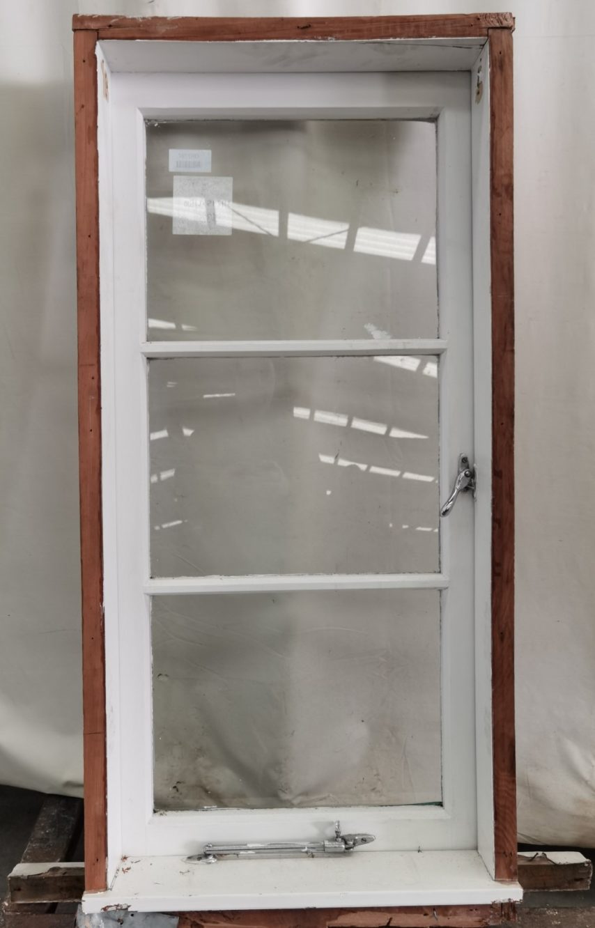 wooden single casement window