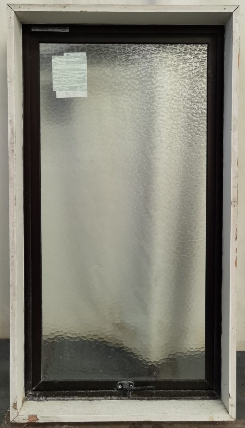 Bronze aluminium single awning window