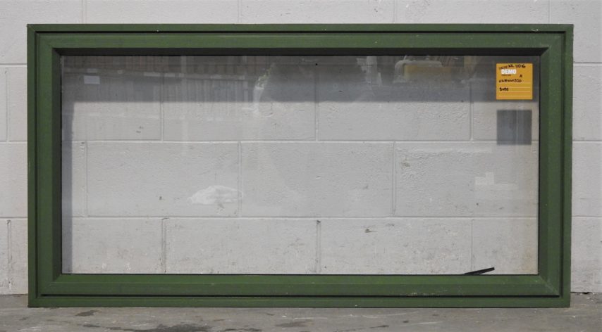 Green Aluminium single Awning landscape Window