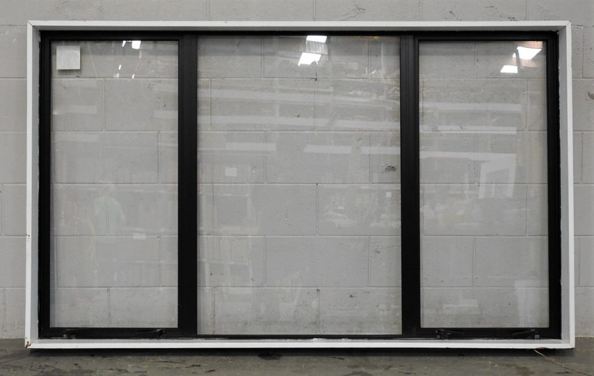 Black Aluminium double Awning landscape Window