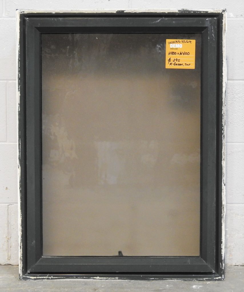 Karaka Green Aluminium Single Awning Portrait Window