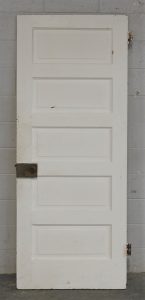 Wooden Bungalow 5 Panel Interior Door - Unhung