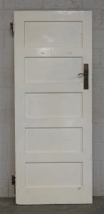 Wooden Bungalow 5 Panel Door - Unhung