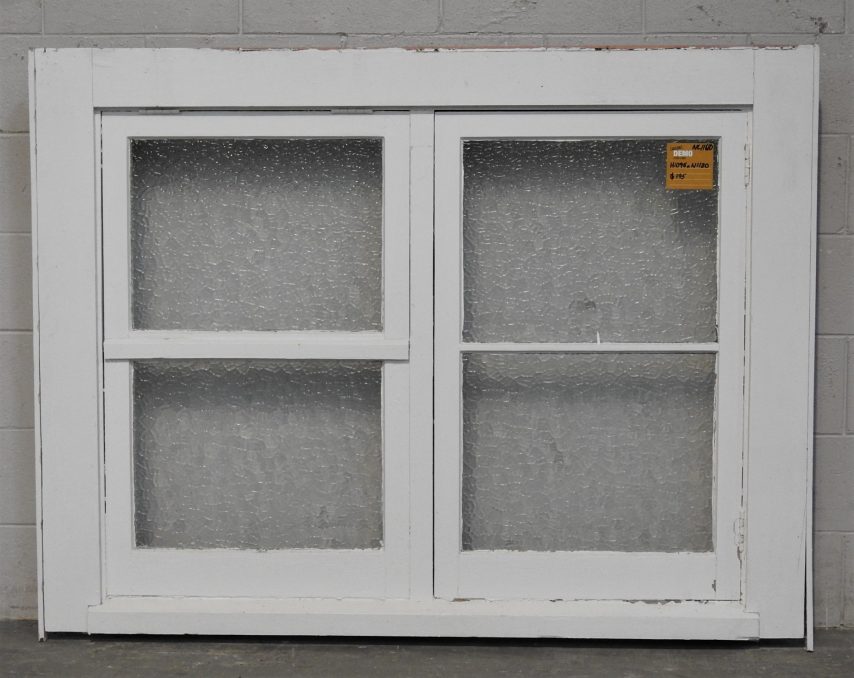 Wooden Casement Window with Obscure Glass