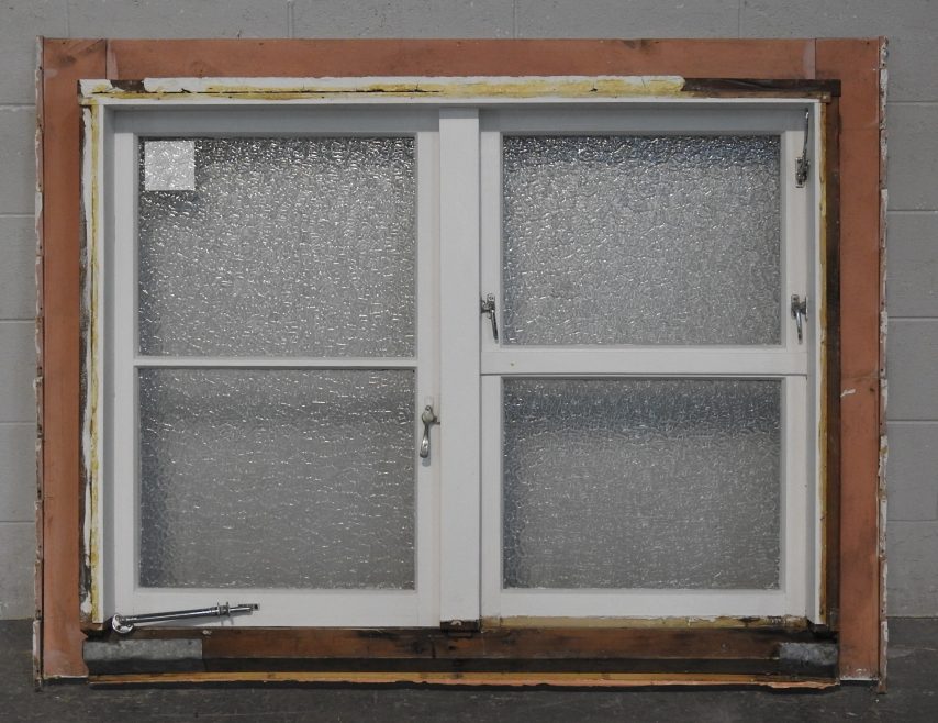Wooden Casement Window with Obscure Glass