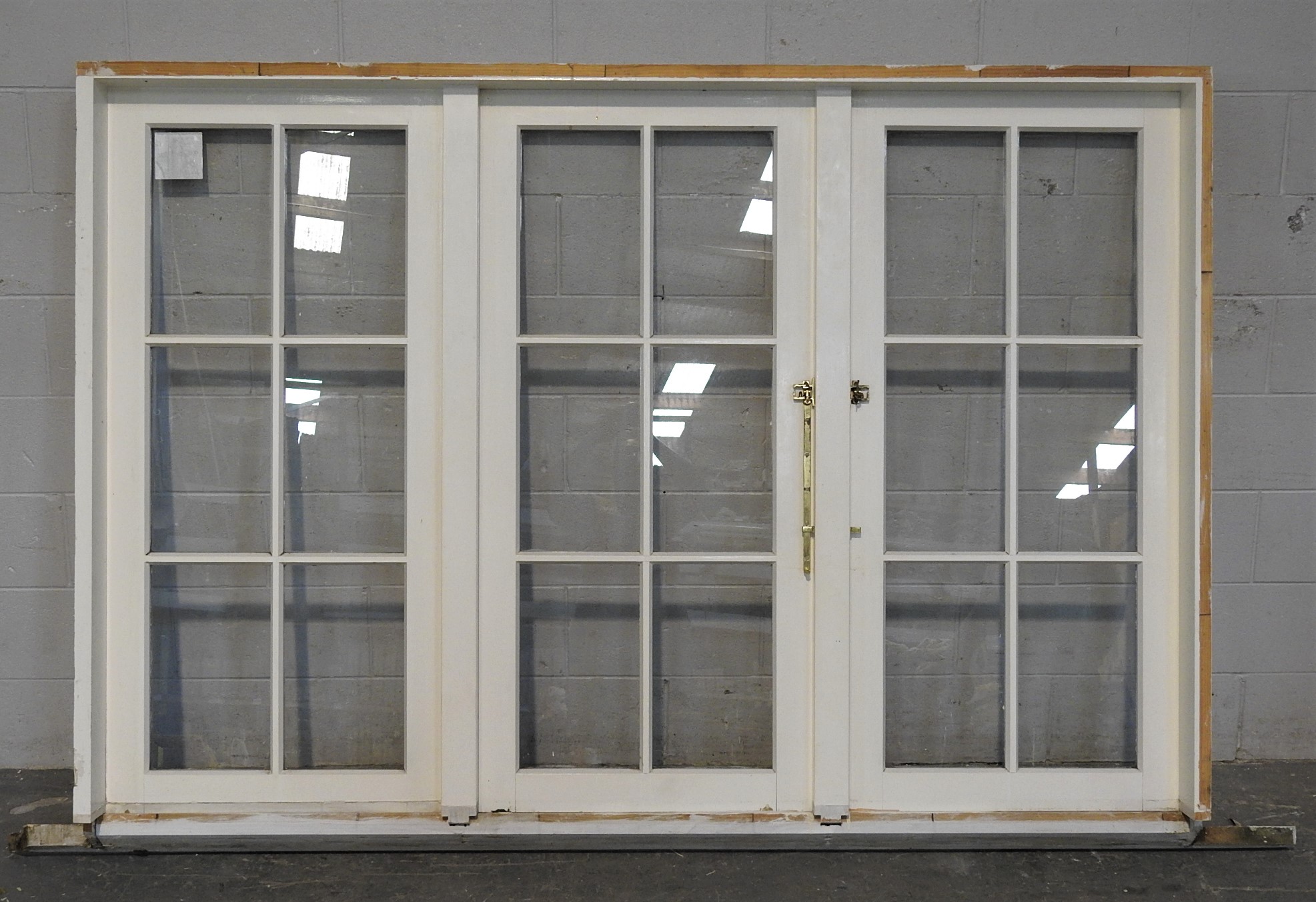 Colonial Style Wooden Casement 18 Light Window H1492mm x W2100mm