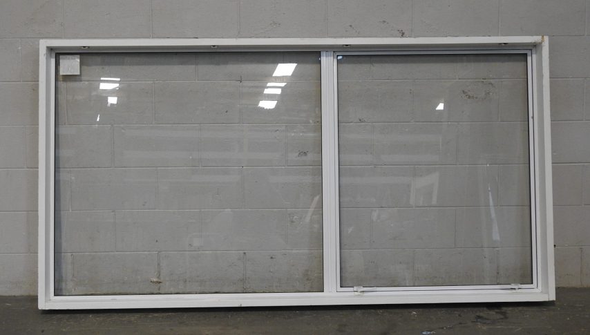 White Aluminium Single Awning Landscape Window