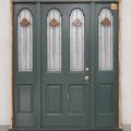 Villa Style Wooden Entrance Door with Sidelights