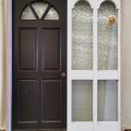 Wooden entrance door