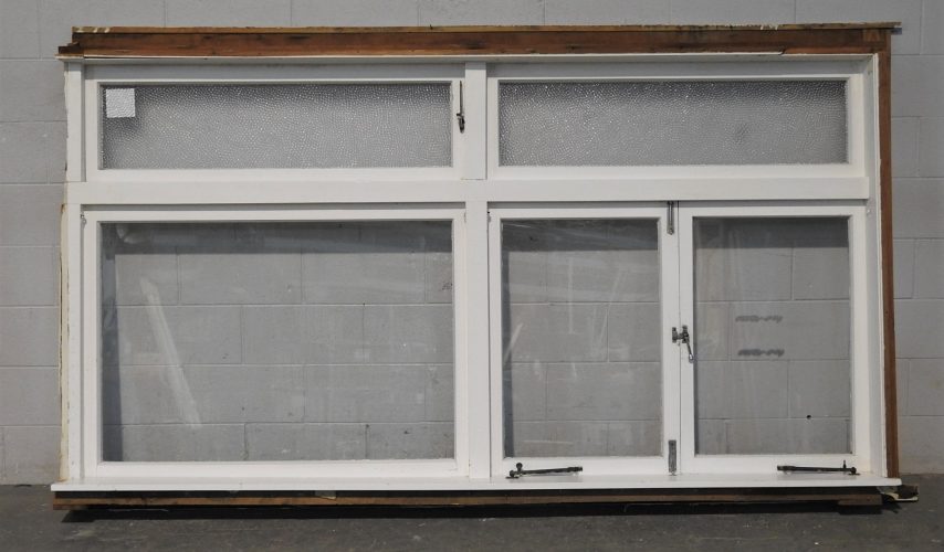 Bungalow Wooden French Window Top & Sidelight