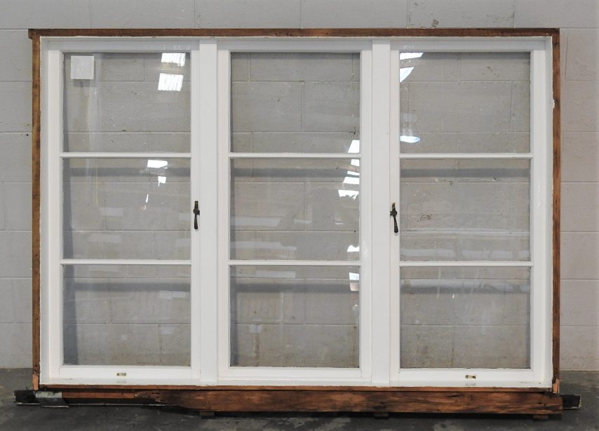 Wooden Casement Window with 3 Light Sashes