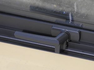 Dark Grey Aluminium Awning Window - Double Glazed