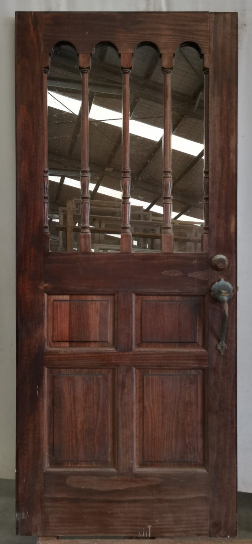 Wooden exterior door