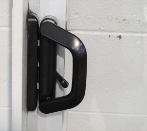 Silver Aluminium Stacker Sliding Door - Opens Right to Left