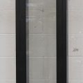 Black Aluminium Single Awning Portrait Window - DG