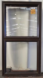 Lignite aluminium single awning window