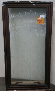 Mid bronze Aluminium single awning window